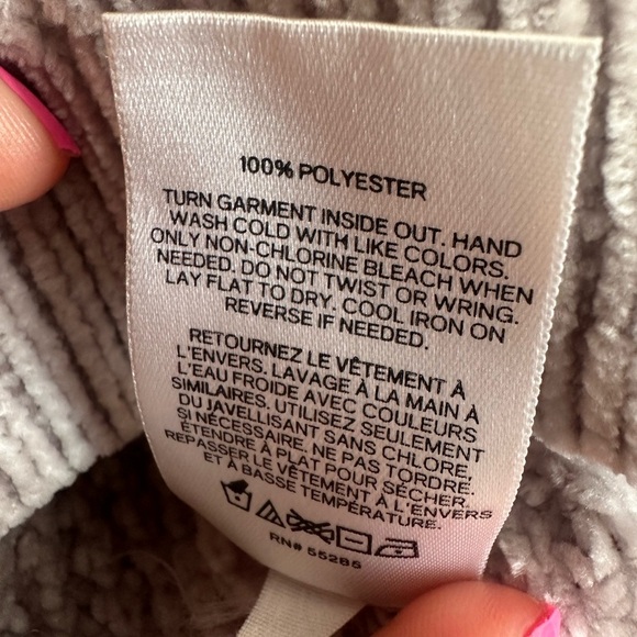 Express Cropped Chenille Crewneck Sweater - Picture 12 of 12